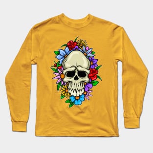 Skull Bouquet Long Sleeve T-Shirt